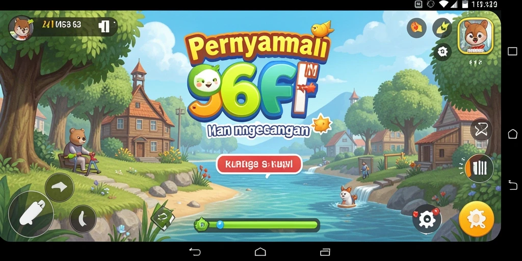 Tampilan antarmuka permainan 6CF yang cerah dan menarik.